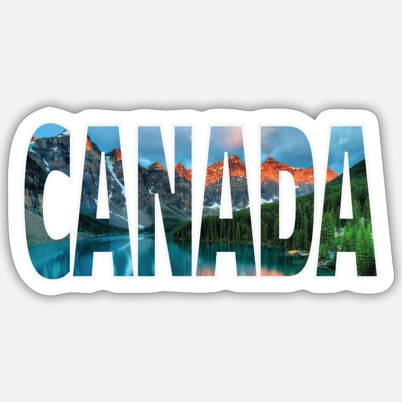 Canada - Sticker size S (10 x 10 cm) - white matte