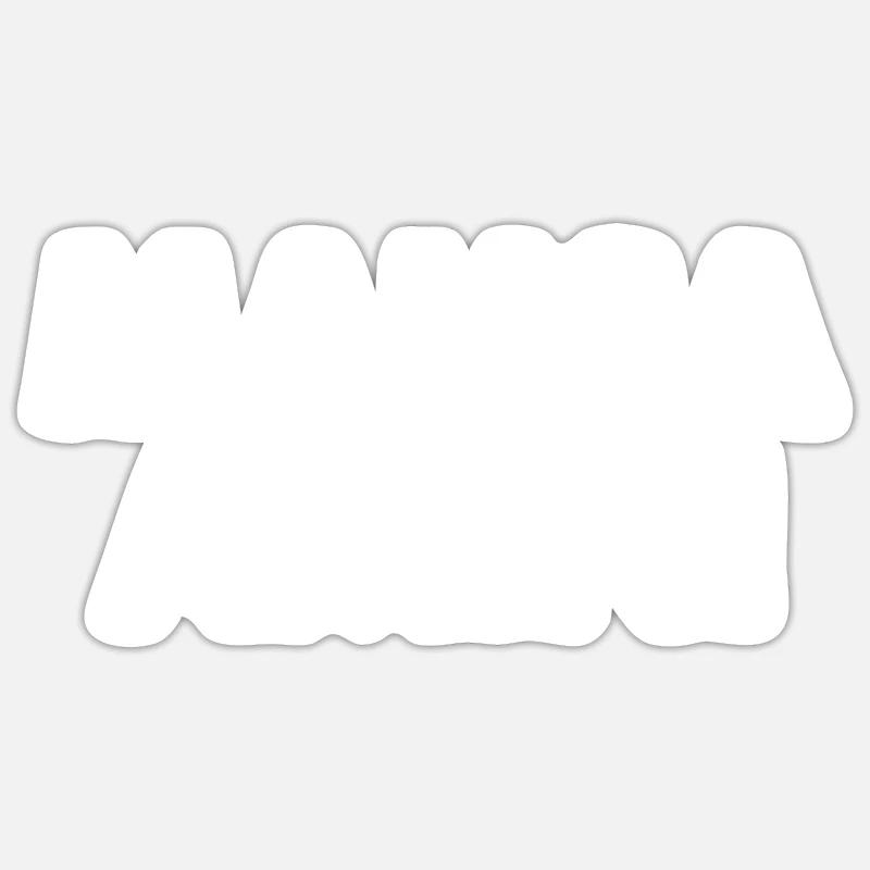 Mahsa amini - Sticker taille S (10 x 10 cm) - blanc mat