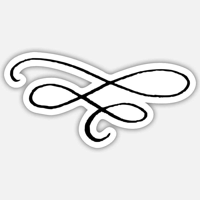 Dekoration - Sticker Größe S (10 x 10 cm) - Mattweiß