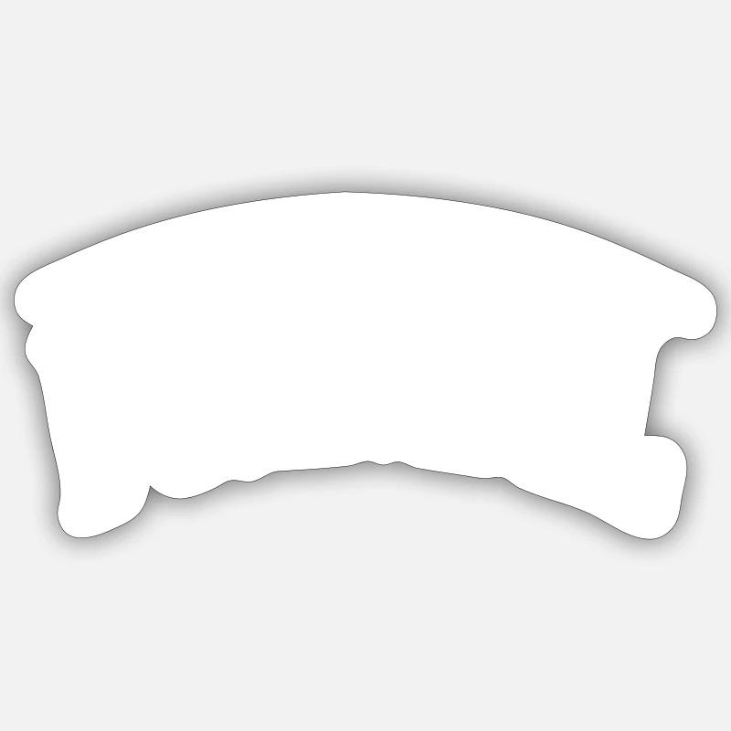 PRIMALEAGE - Sticker Größe S (10 x 10 cm) - Mattweiß