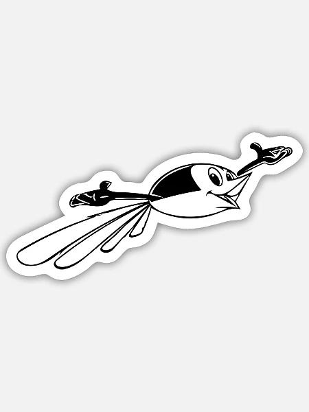  - Sticker taille S (10 x 10 cm) - blanc mat