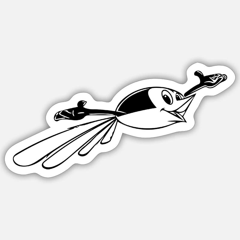 Watoo 2 - Sticker taille S (10 x 10 cm) - blanc mat