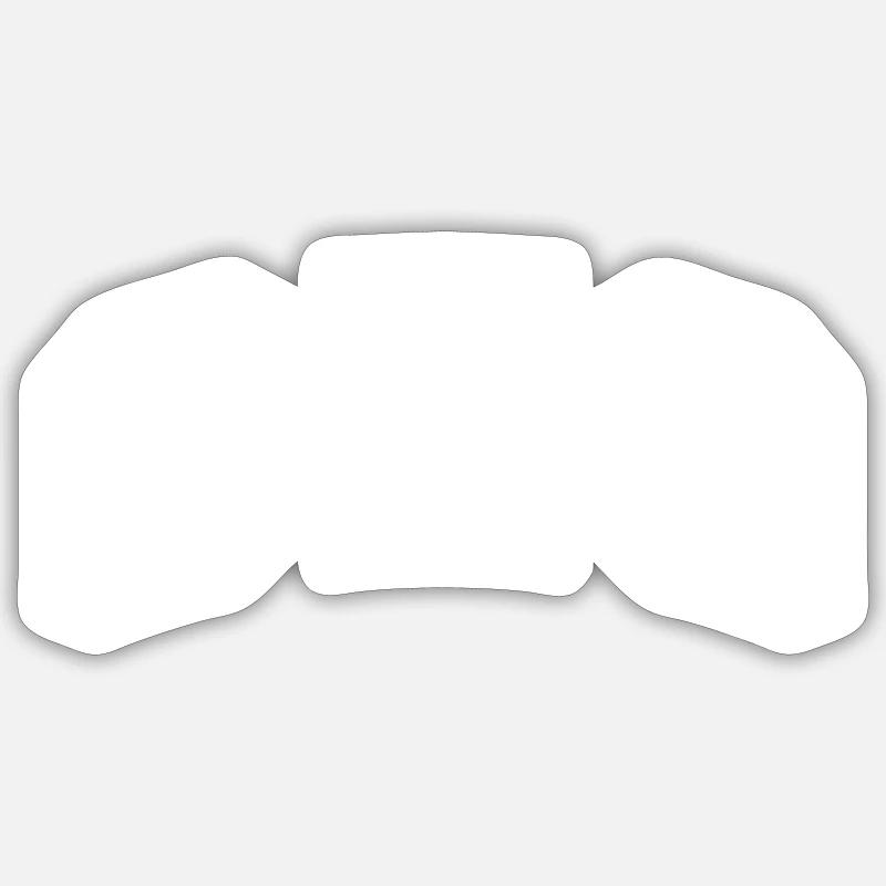 PDG - Sticker taille S (10 x 10 cm) - blanc mat