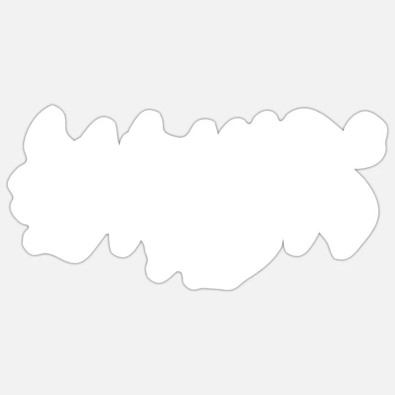 Dreams - Sticker taille S (10 x 10 cm) - blanc mat