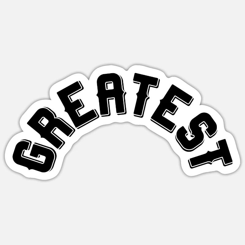Maximum - Sticker taille S (10 x 10 cm) - blanc mat