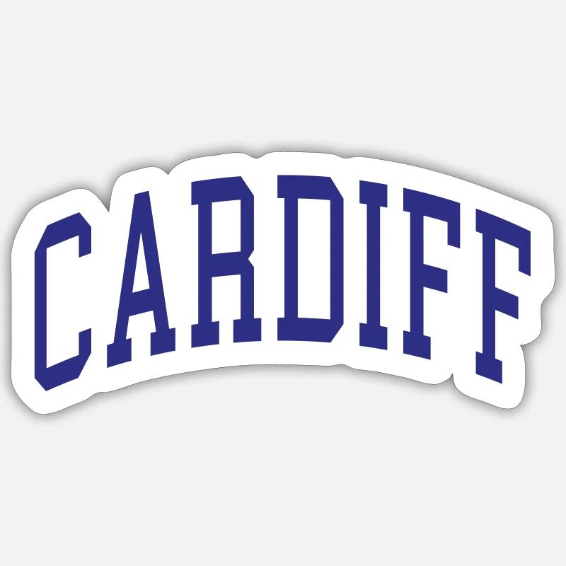 Cardiff Sticker size S (10 x 10 cm)