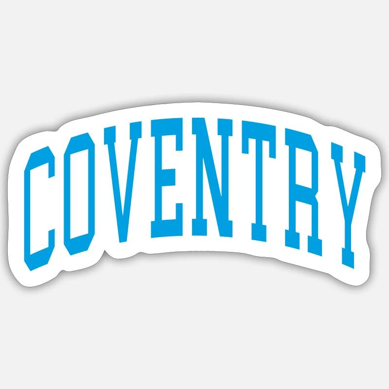 Coventry - Sticker Größe S (10 x 10 cm) - Mattweiß