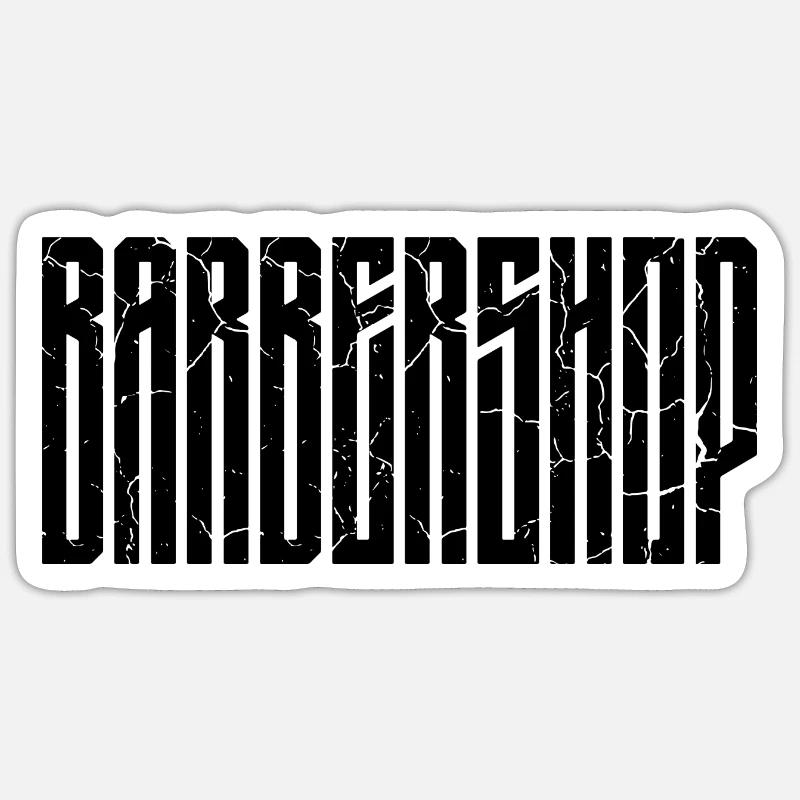Coiffeur Sticker taille S (10 x 10 cm)