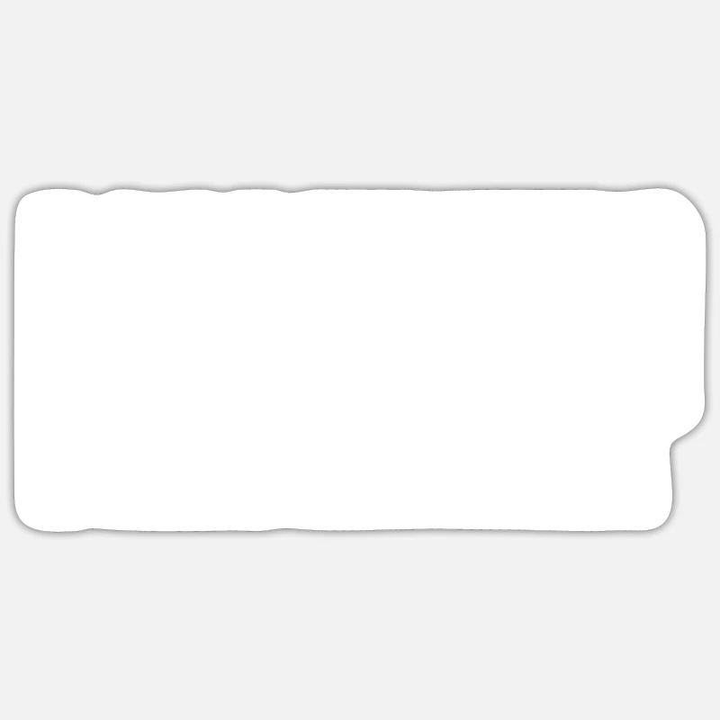 Coiffeur - Sticker taille S (10 x 10 cm) - blanc mat