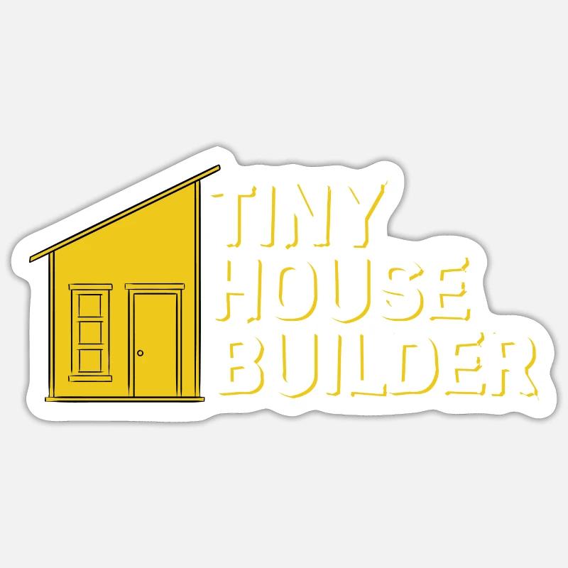 Tiny House Sticker Größe S (10 x 10 cm)