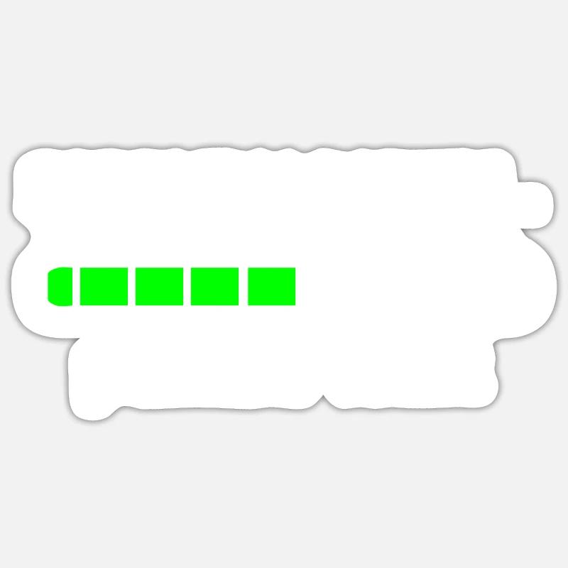 sarcasm loading… please wait. Humor Sticker size S (10 x 10 cm)