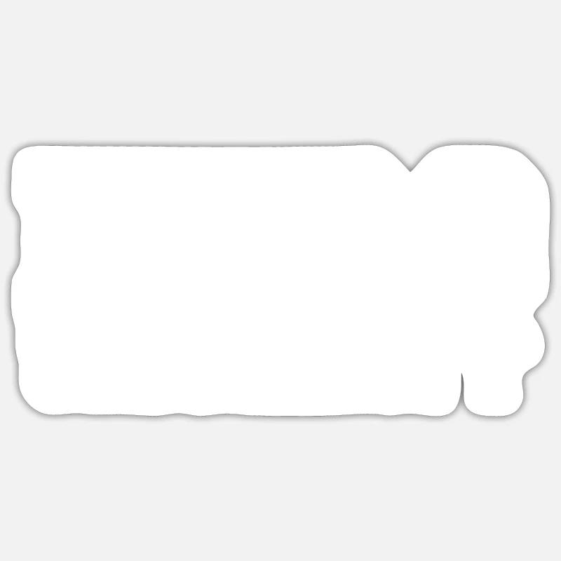 Hero University - White Text - Sticker size S (10 x 10 cm) - white matte