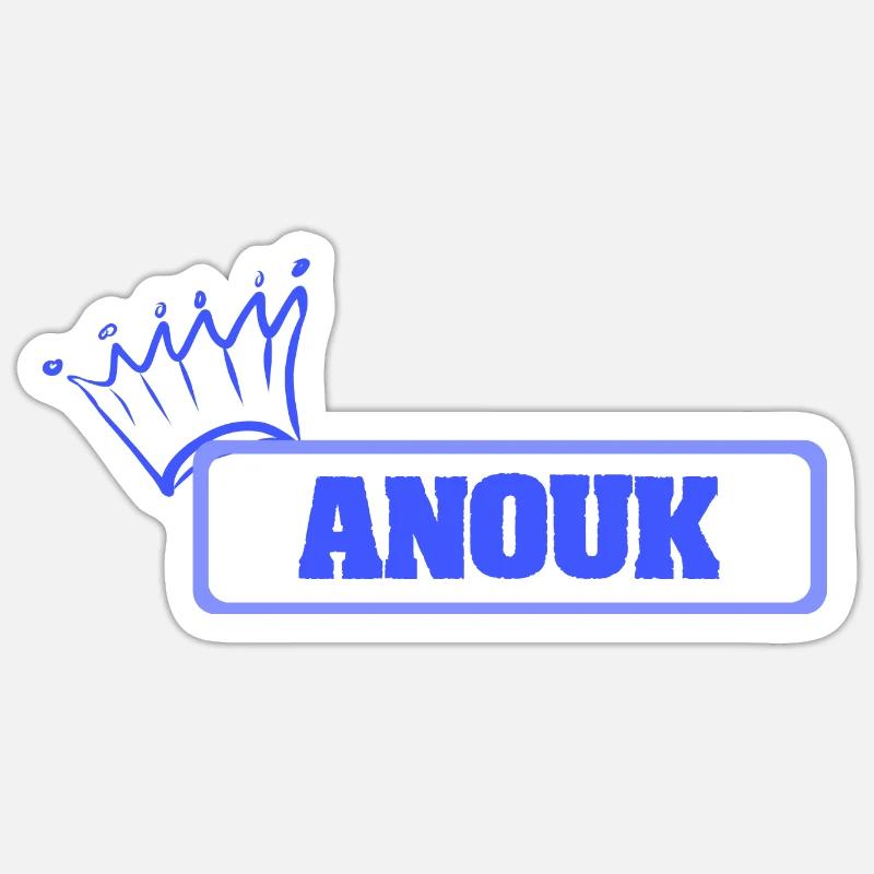 Fille Anouk Sticker taille S (10 x 10 cm)