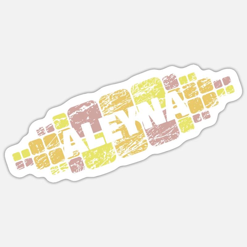 Mama Aleyna - Sticker size S (10 x 10 cm) - white matte