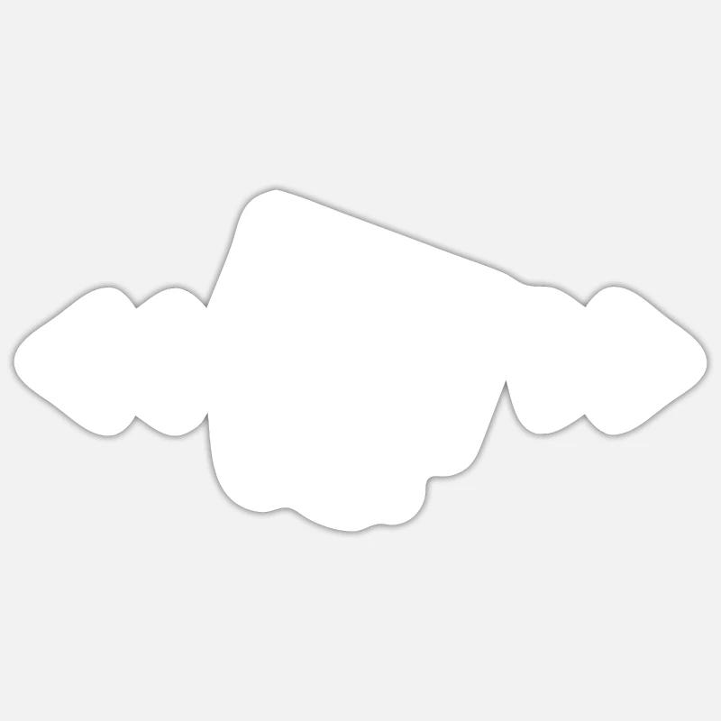 Audiokassette - schneller Vor- oder Rücklauf Sticker Größe S (10 x 10 cm)