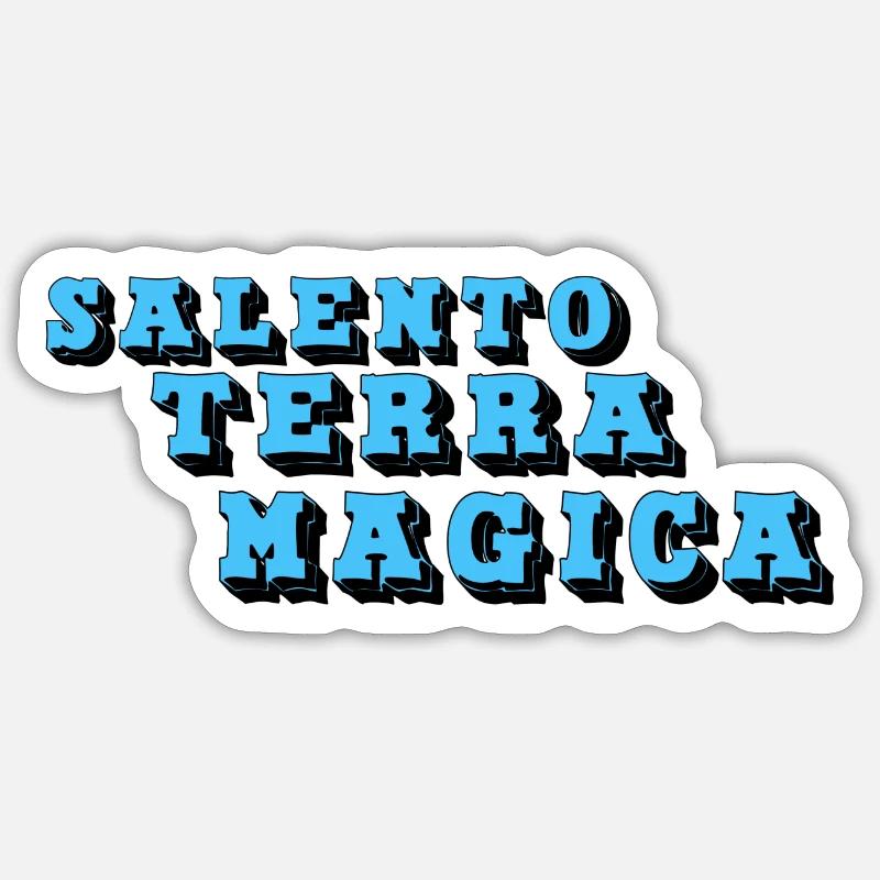 "Salento Magic Land" - Sticker size S (10 x 10 cm) - white matte