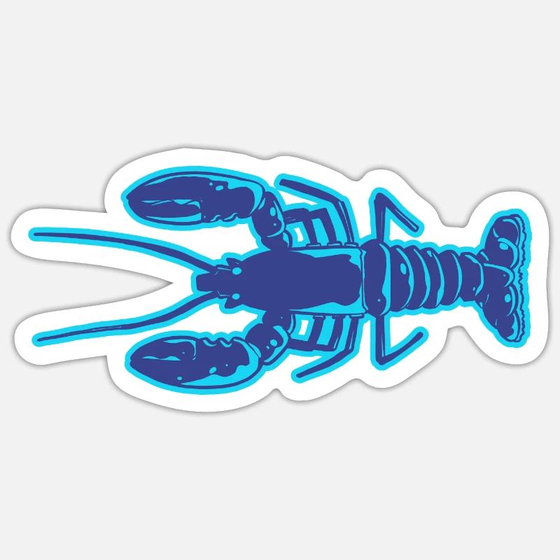 Lobster Sticker size S (10 x 10 cm)
