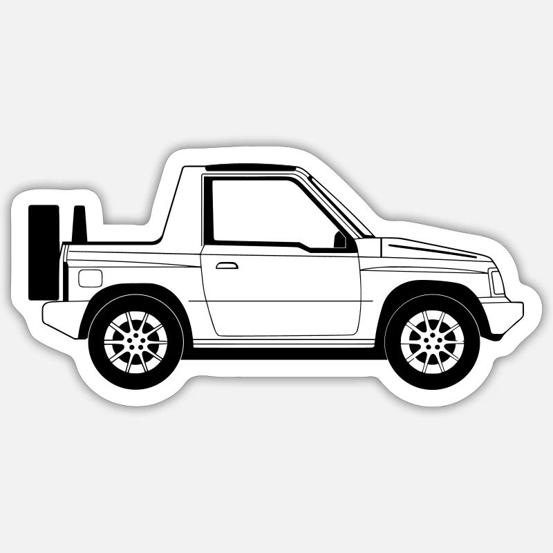 Vitara Convertible Sticker size S (10 x 10 cm)