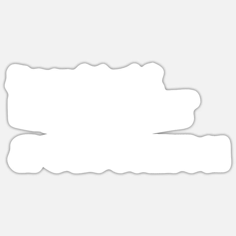 Bewaffnet & Glücklich Sticker Größe S (10 x 10 cm)