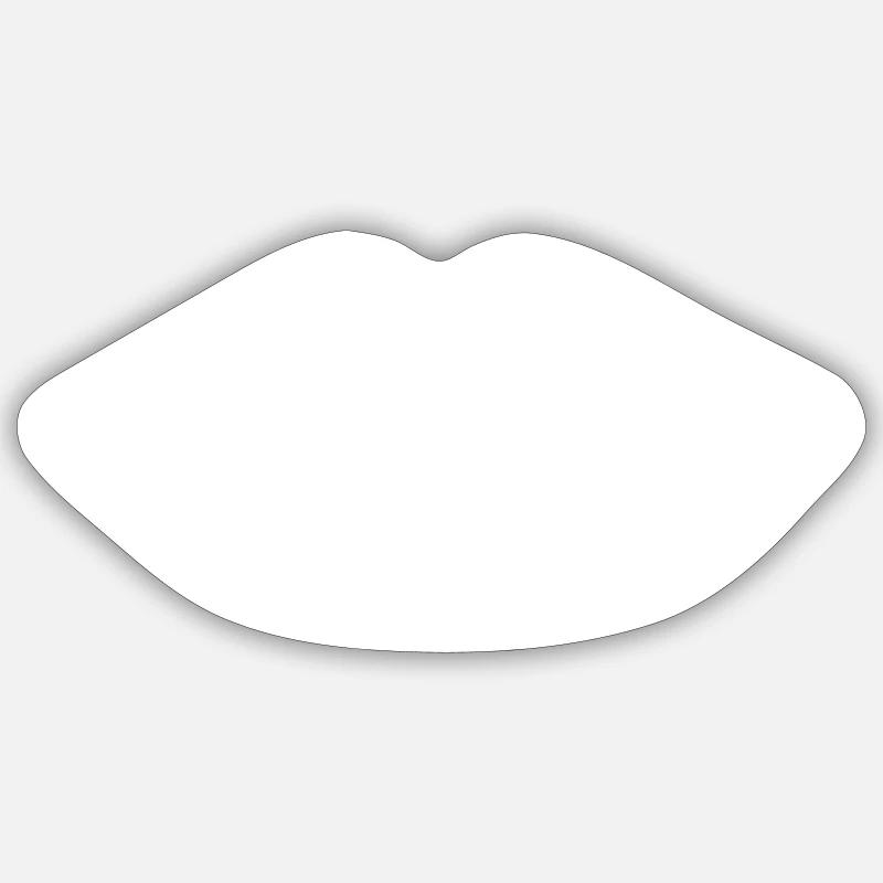 Techno-Rave - Sticker Größe S (10 x 10 cm) - Mattweiß