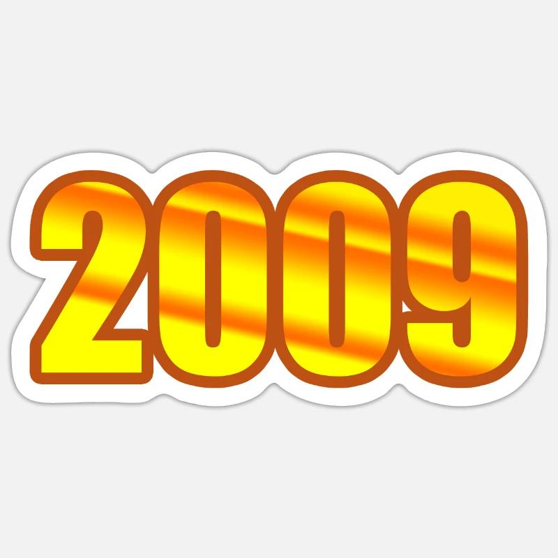 2009 Sticker size S (10 x 10 cm)