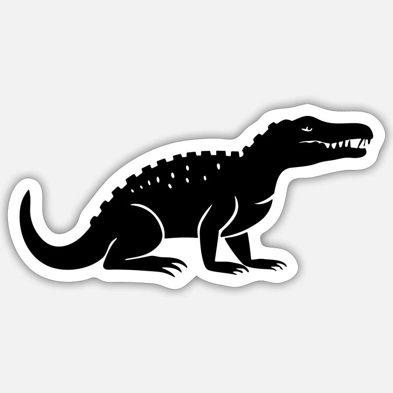 crocodile Sticker size S (10 x 10 cm)
