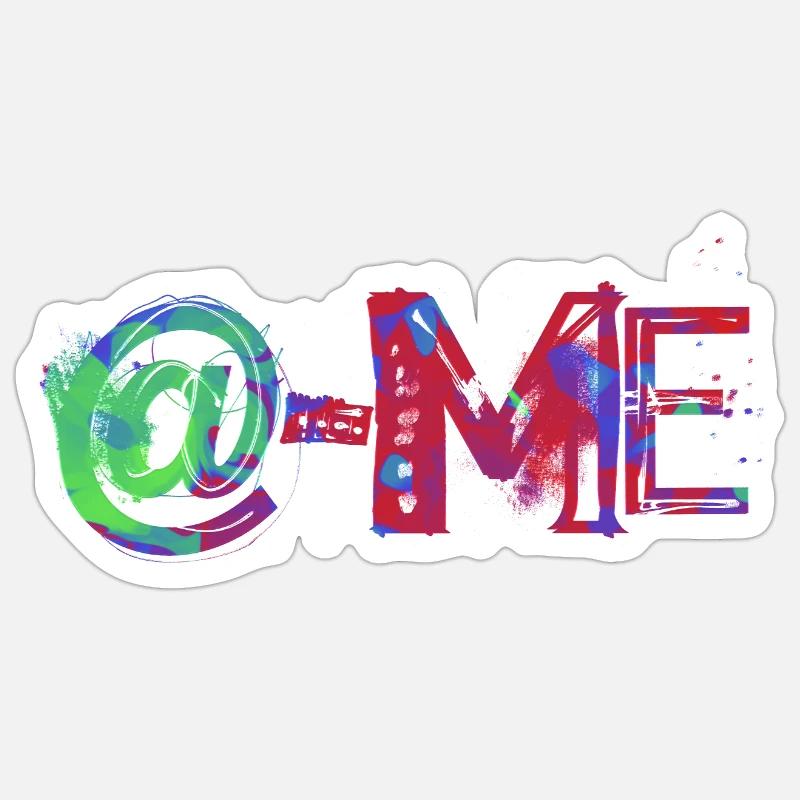 email funny work office meeting emails mail comput Sticker size S (10 x 10 cm)