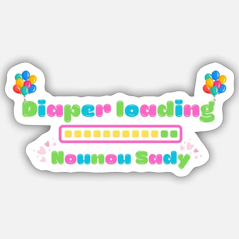 Layer Loading Change Sticker size S (10 x 10 cm)