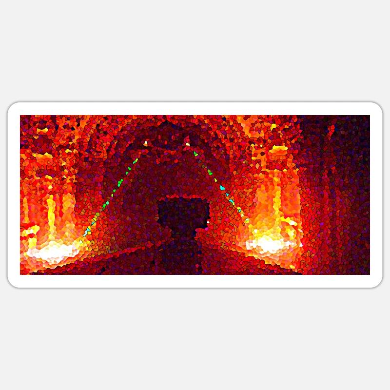 Das Boot aller Gefahren - Sticker Größe S (10 x 10 cm) - Mattweiß