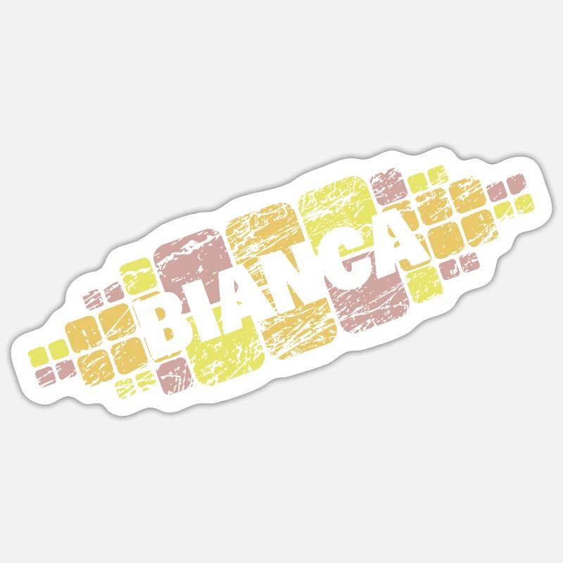 Mère Bianca - Sticker taille S (10 x 10 cm) - blanc mat