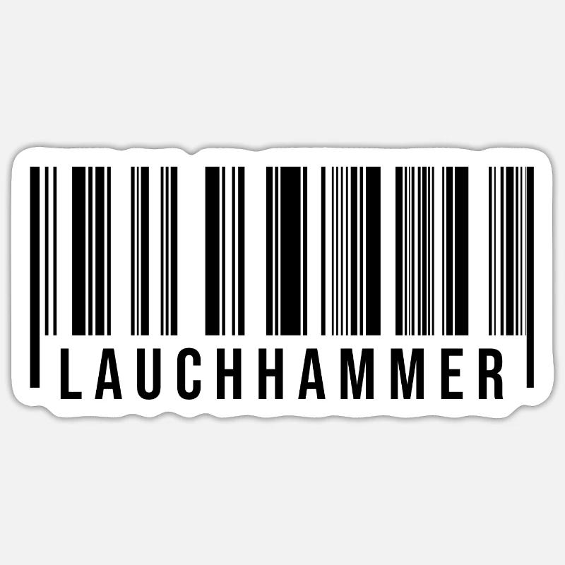 Lauchhammer Strichcode Sticker Größe S (10 x 10 cm)