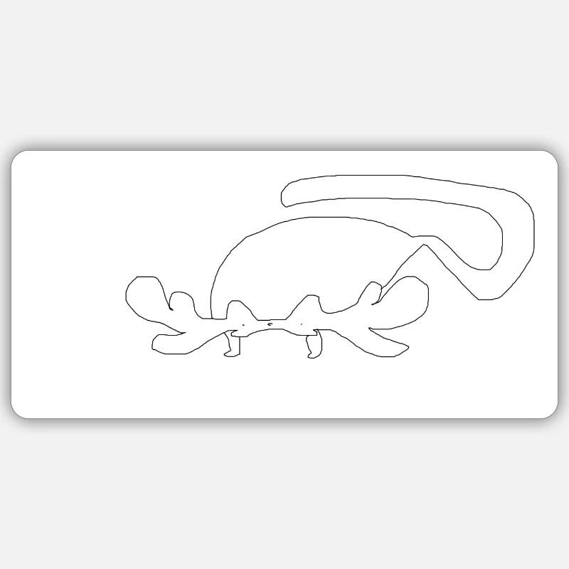 Chatte Sticker taille S (10 x 10 cm)