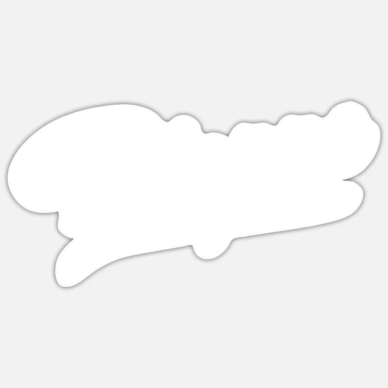 Dieppe - Sticker taille S (10 x 10 cm) - blanc mat