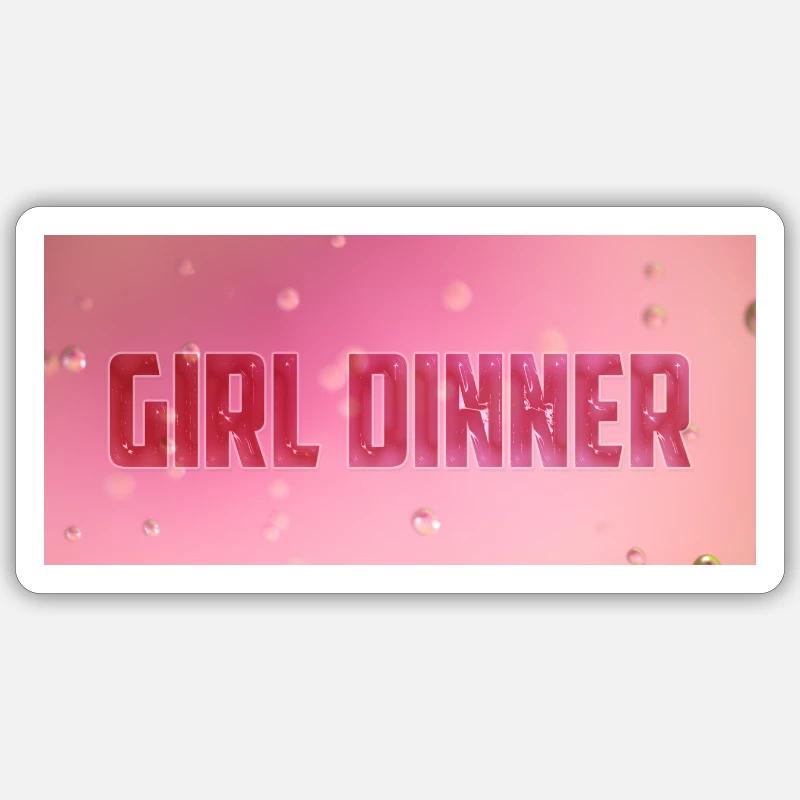 dinner Sticker Größe S (10 x 10 cm)