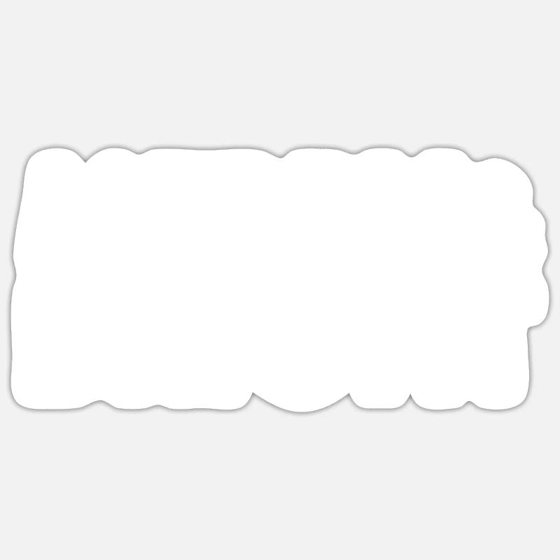 Merry and bright - Sticker size S (10 x 10 cm) - white matte