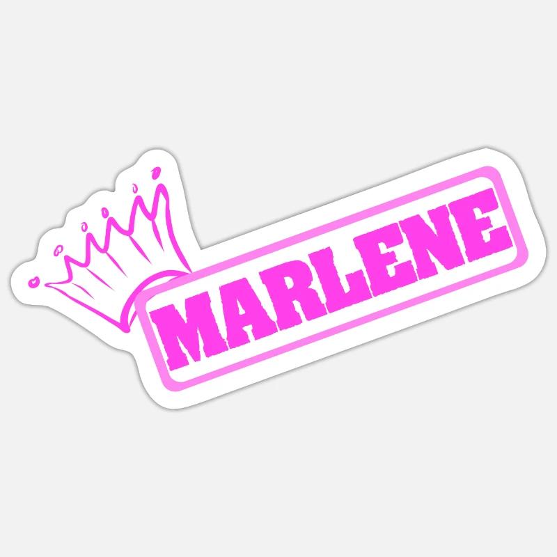 Marlene Sticker Größe S (10 x 10 cm)