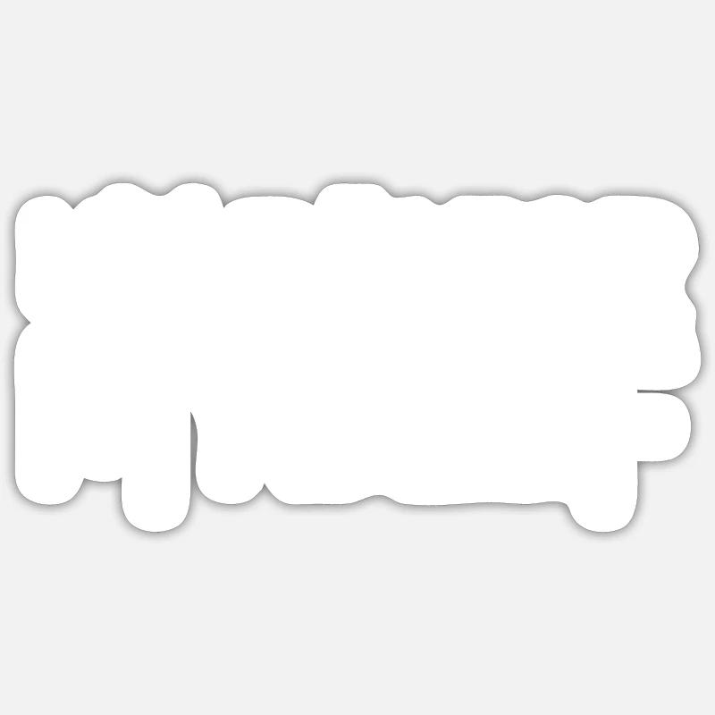 Atheismus - Sticker Größe S (10 x 10 cm) - Mattweiß