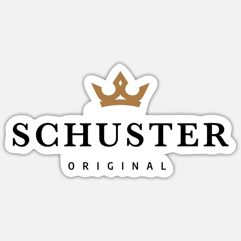 Schuster - Sticker Größe S (10 x 10 cm) - Mattweiß