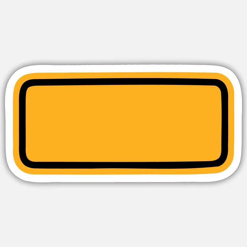 Name badge Sticker size S (10 x 10 cm)