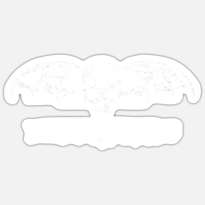 Vampire Squad bnw - Sticker taille S (10 x 10 cm) - blanc mat