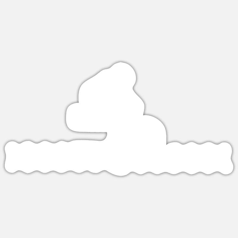 DNA Bmx - Sticker size S (10 x 10 cm) - white matte