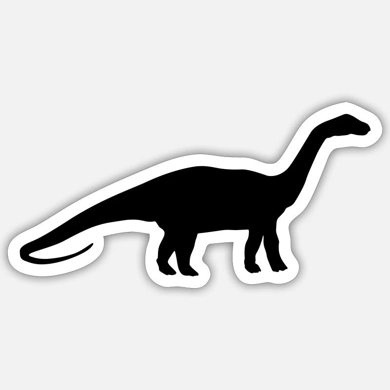 Dinosaur 1 - Sticker size S (10 x 10 cm) - white matte