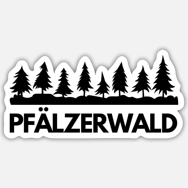 Palatinate Forest Arena - Sticker size S (10 x 10 cm) - white matte