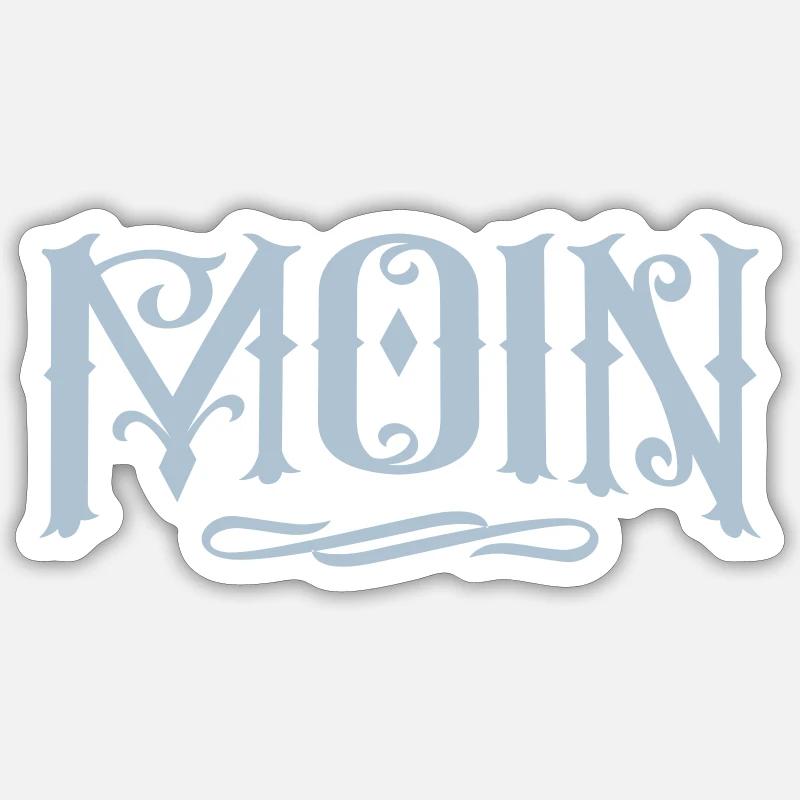 Par Moin - Sticker taille S (10 x 10 cm) - blanc mat
