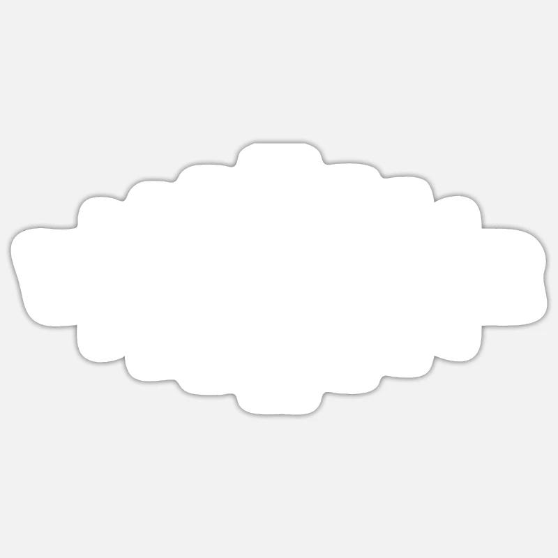Vergolder als Beruf - Sticker Größe S (10 x 10 cm) - Mattweiß
