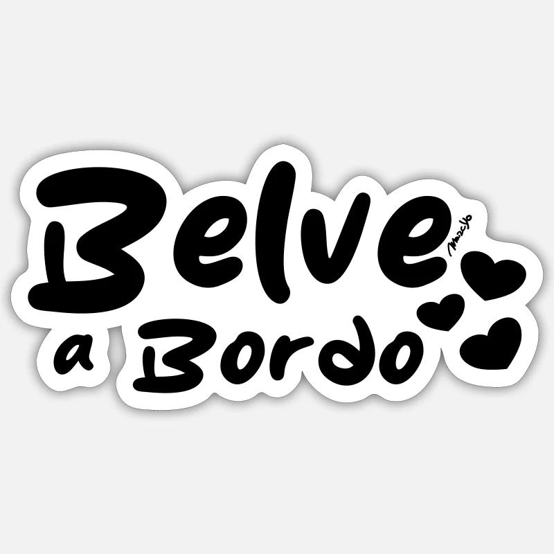 Aufkleber "Biester an Bord" Sticker Größe S (10 x 10 cm)