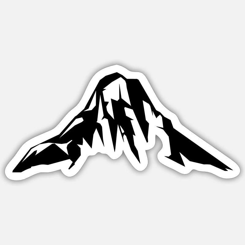 Mountains Mountains Sticker size S (10 x 10 cm)