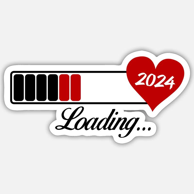 loading 2024 Sticker size S (10 x 10 cm)