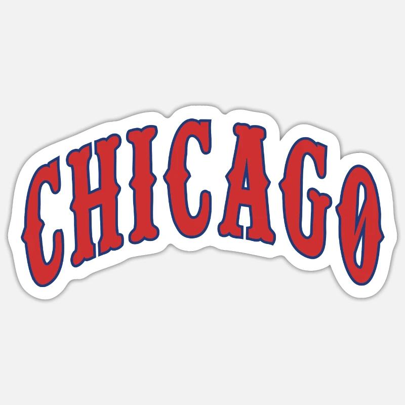 Chicago - Sticker size S (10 x 10 cm) - white matte
