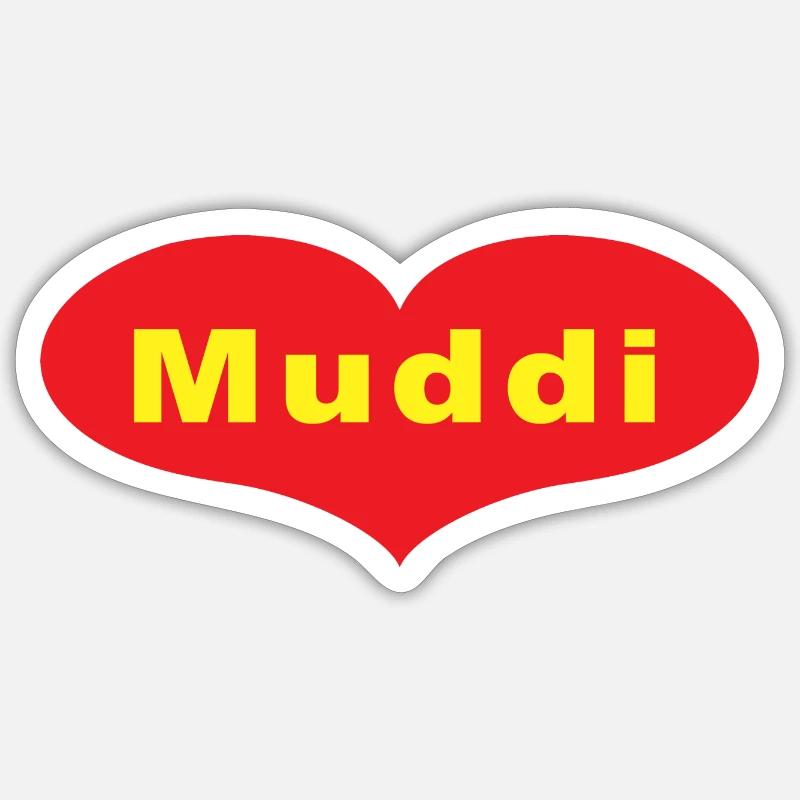 Boue - Sticker taille S (10 x 10 cm) - blanc mat